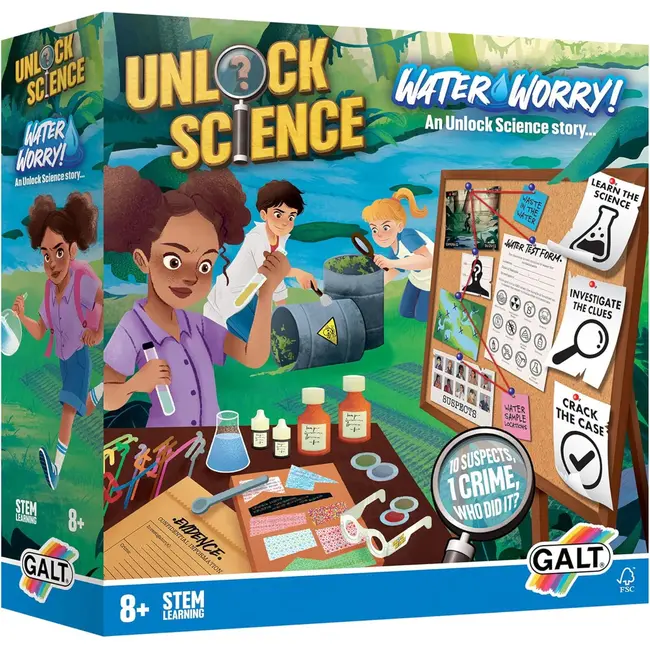 Set experimente unlock science: cine polueaza apa?