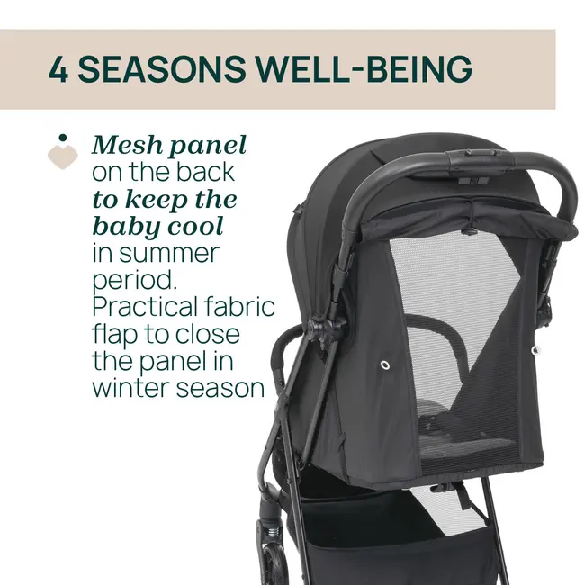 Carucior sport Chicco Taormina, Charcoal (Negru), 0luni+ CHC8715994-8