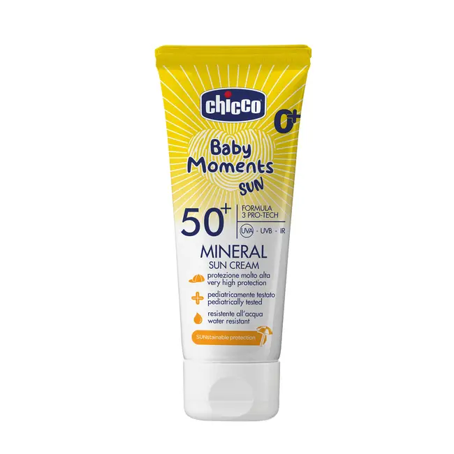 Crema protectie solara cu minerale Chicco Baby Moments SPF 50+, 75ml, 0luni+ CHC11259-9