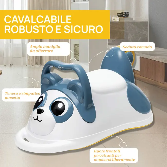 Jucarie copii Chicco tip Montessori Ride-ON Panda, 1-3ani CHC11856-1