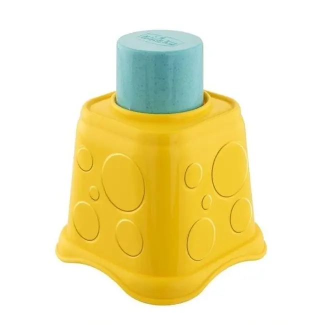 Jucarie ecologica de sortare si stivuire Chicco 2 in 1 Invatam sa numaram, 6-24luni CHC0937310-1