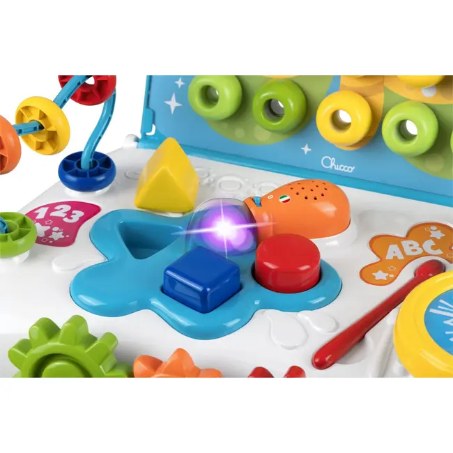 Jucarie tip Montessori Chicco centru de activitate Masuta educativa, IT/EN, 1-4ani CHC1155068-1
