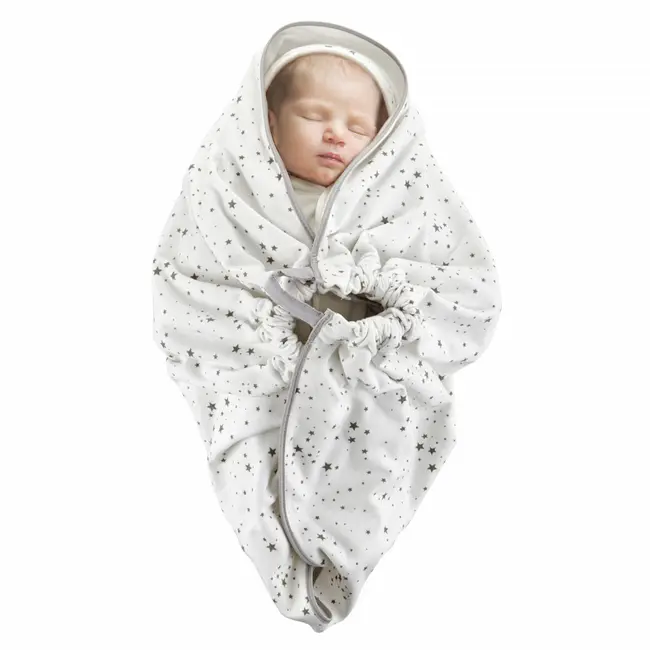 Paturica cu sistem multifunctional BabyJem Carrier Alb pentru transport bebelusi JEMbj_643