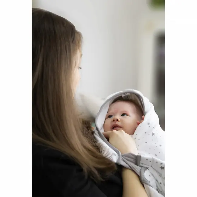 Paturica cu sistem multifunctional BabyJem Carrier Alb pentru transport bebelusi JEMbj_643