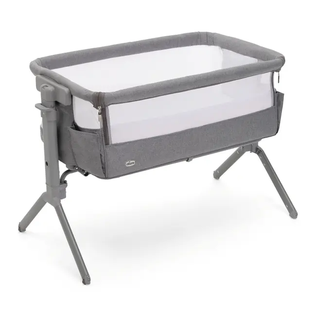 Patut pentru copii co-sleeping Chicco Next2Me Armonia, Steel (Gri deschis), 0luni+ CHC8714205-8