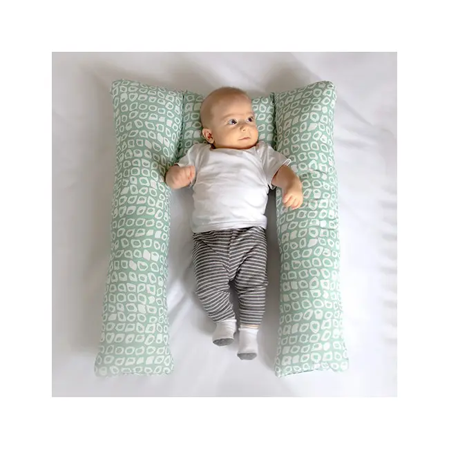 Perna 3 in 1 : babynest, pentru gravide si pentru alaptare in forma de U BabyJem (Culoare: Gri) JEMbj_7452
