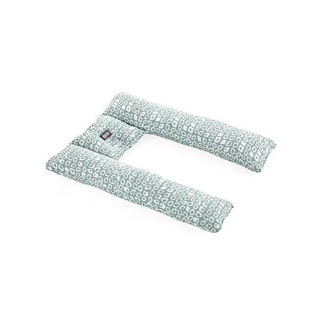 Perna 3 in 1 : babynest, pentru gravide si pentru alaptare in forma de U BabyJem (Culoare: Verde) JEMbj_7451