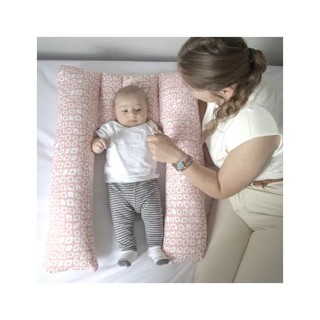 Perna 3 in 1 : babynest, pentru gravide si pentru alaptare in forma de U BabyJem (Culoare: Verde) JEMbj_7451