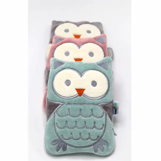 Pernuta anticolici cu samburi de cirese Bufnita BabyJem (Culoare: Roz) JEMbj_3663