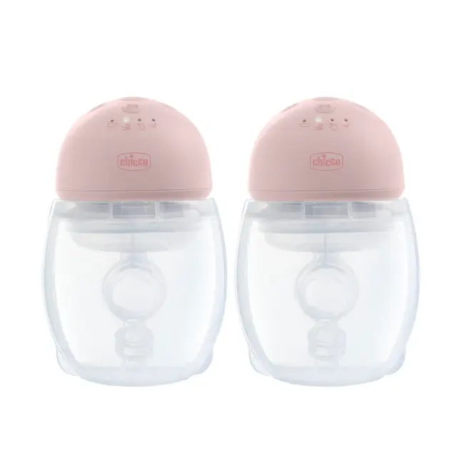 Pompa de san electrica Chicco dubla portabila, hands free, 0luni+ CHC0919970-7