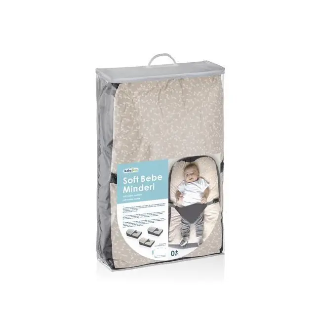 Saltea anti-alunecare BabyJem cu ham pentru bebelusi (Culoare: Gri) JEMbj_7442