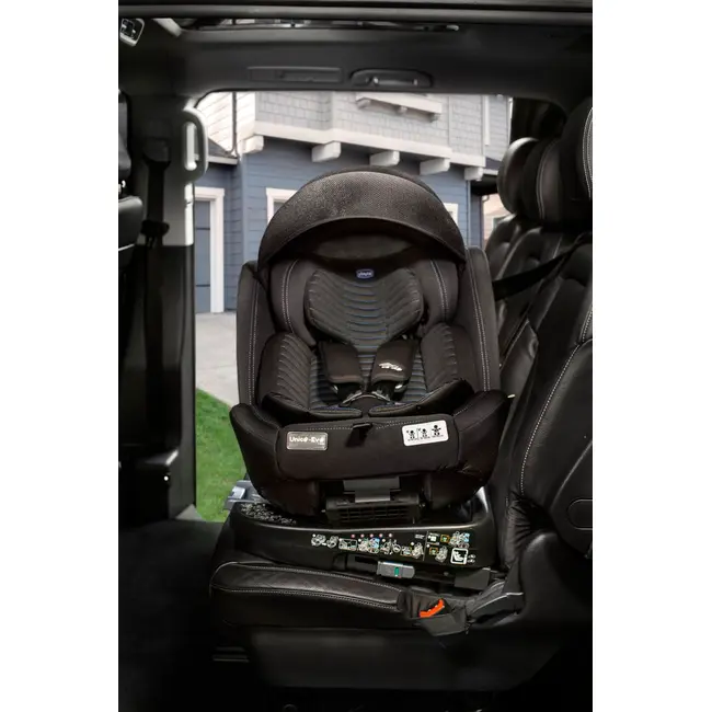Scaun auto rotativ Chicco Unico EVO i-Size, BlackAir (Negru), de la nastere pana la 12 ani (40-150 cm) CHC8703172-8