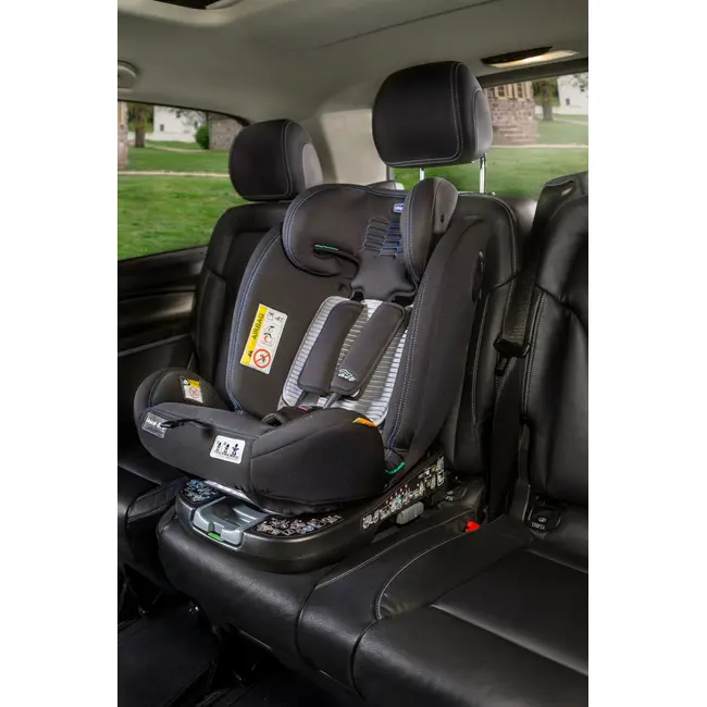 Scaun auto rotativ Chicco Unico EVO i-Size, BlackAir (Negru), de la nastere pana la 12 ani (40-150 cm) CHC8703172-8