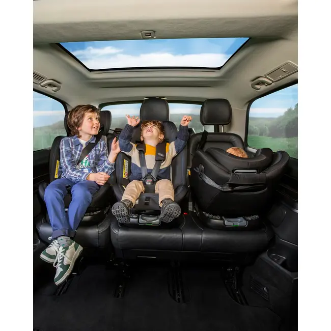 Scaun auto rotativ Chicco Unico EVO i-Size, BlackAir (Negru), de la nastere pana la 12 ani (40-150 cm) CHC8703172-8