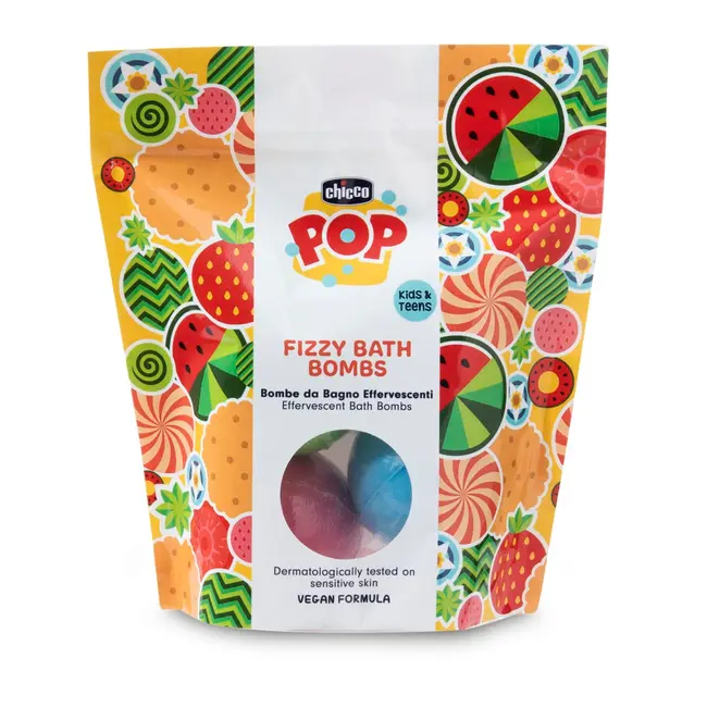 Set bombe efervescente de baie Chicco POP, 3 bucati, 3ani+ CHC12381-9