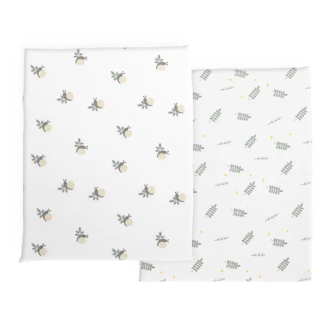 Set lenjerie din fibra bambus pentru  Chicco Baby Hug, Greenery, 0 luni+ CHC0112435-8