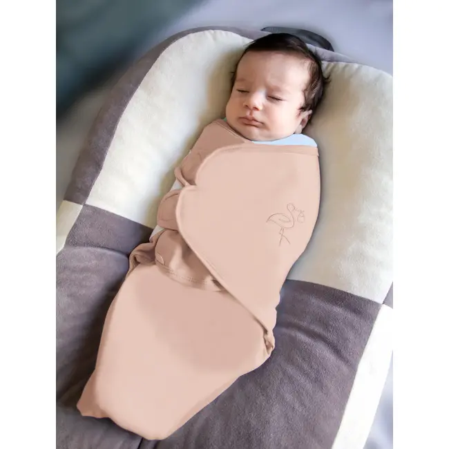 Sistem de infasare din bumbac 0-3 luni BabyJem Swaddle (Culoare: Gri) JEMbj_4305