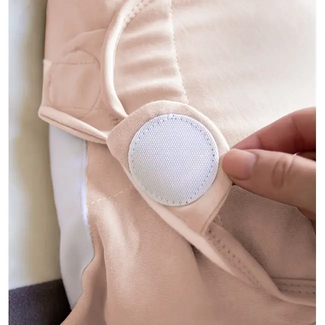 Sistem de infasare din bumbac 0-3 luni BabyJem Swaddle (Culoare: Somon) JEMbj_4304