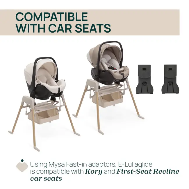 Suport electronic cu sistem de leganare Chicco E-Lullaglide, (compatibil scoica Kory Plus, landou si sezut carucior sport Bellagio), Natural, 0 luni+ CHC8717139-8