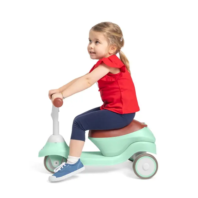 Tricicleta transformabila in trotineta Chicco Ride On 2 in 1, Verde menta, 1-4 ani CHC1218820-1