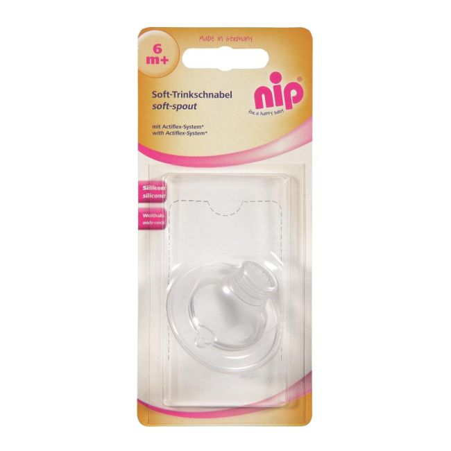 Adaptor de baut ortodontic, silicon, pentru sticle cu gat larg, 6+ luni, nip 33034