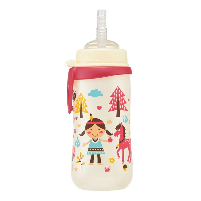 Cana Straw Cup Girl cu clip si pai de baut,nip 35068