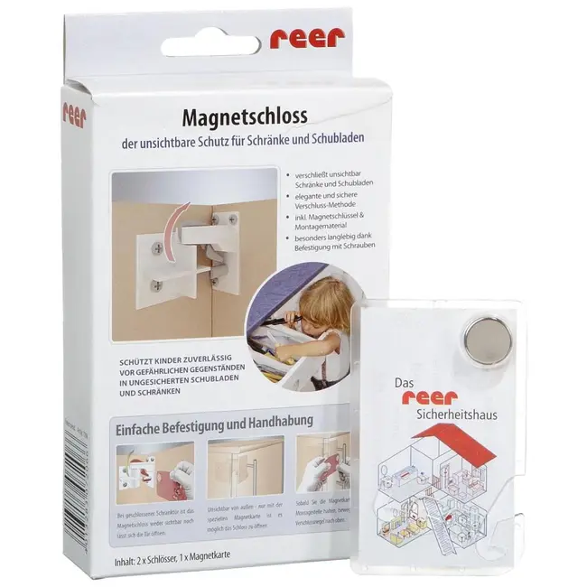Incuietoare magnetica pentru sertare si dulapuri REER 7206