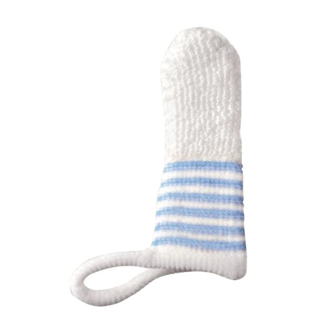 Periuta de dinti antibacteriana cu ioni de argint, pentru folosire pe deget, 0-12 luni, nip 37070