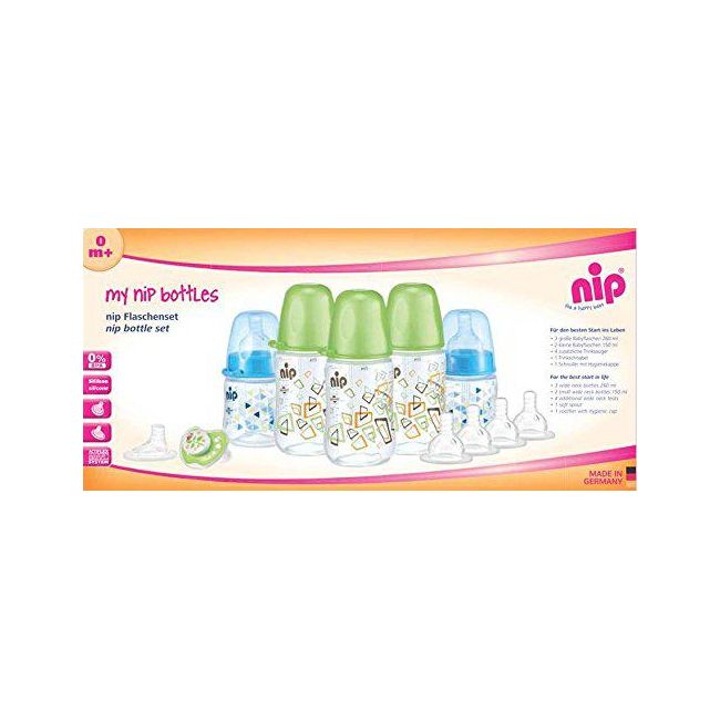 Set Biberoane Nou Nascut Baiat, nip 39018 - ABI39018