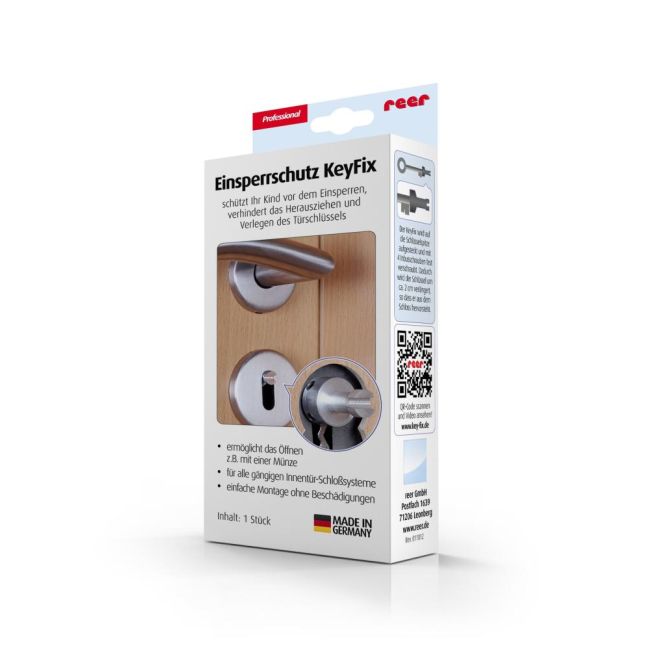 Siguranta impotriva scoaterii cheilor din usa KeyFix REER 7210