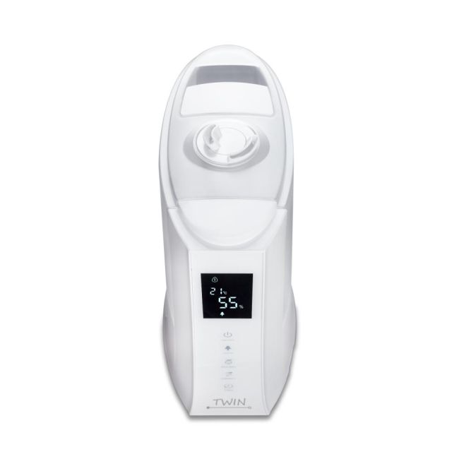Umidificator cu ionizare si difuzor arome TWIN alb, Airbi BI3222