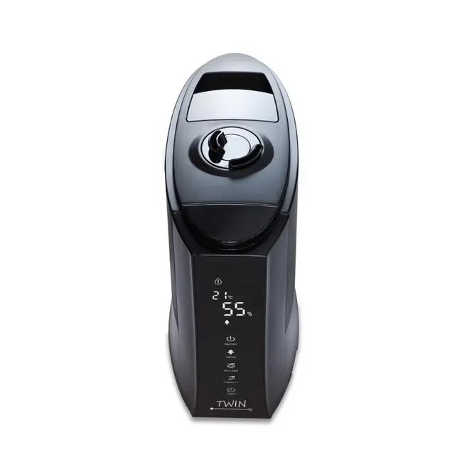 Umidificator cu ionizare si difuzor arome TWIN negru, Airbi BI3221