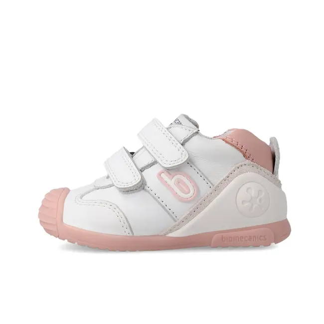 Adidasi Primii Pasi pentru Copii Biomecanics 221001-B, rosa (Marime: 25 (15,5-16,1 cm)) JEM221001-B-25