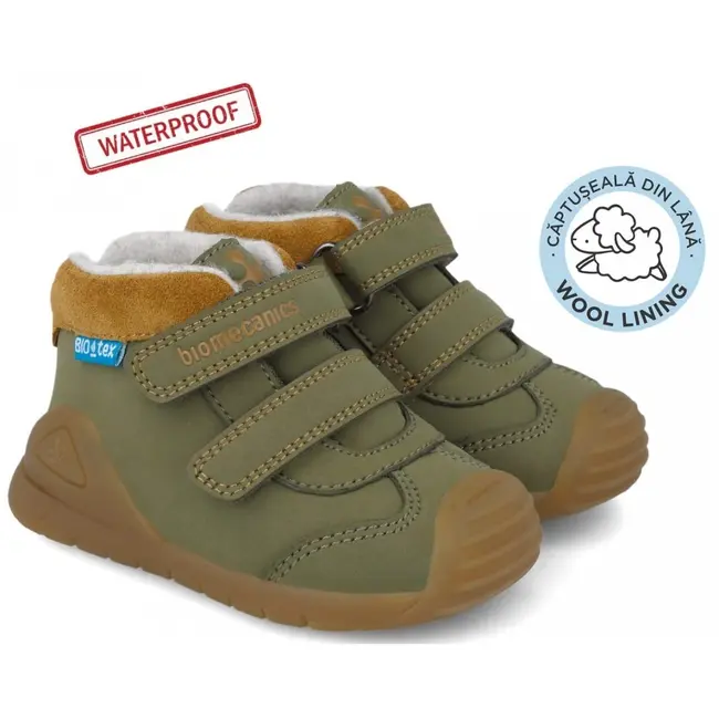 Ghete impermeabile 251134-B, verde, Biomecanics (Marime: 18 (10,8-11,5 cm)) JEM251134-B-18