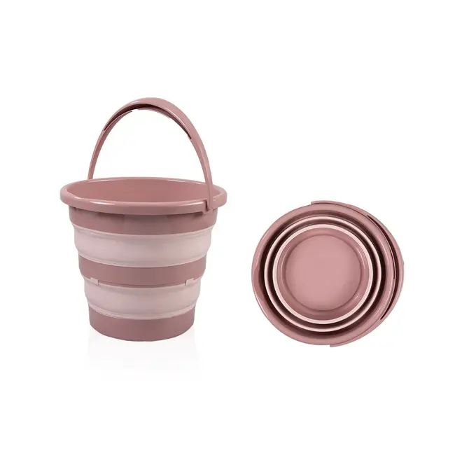 Set cadita pliabila de baie Babyjem, 5 piese, somon JEMbj_5966