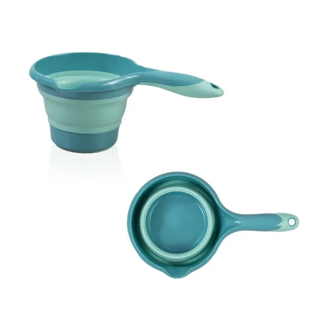 Set cadita pliabila de baie Babyjem, 5 piese, turcoaz JEMbj_5964