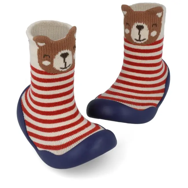 Sosete antiderapante pentru copii 251320-A, ursulet (Marime: 18 (10,8-11,5 cm)) JEM251320-A-18