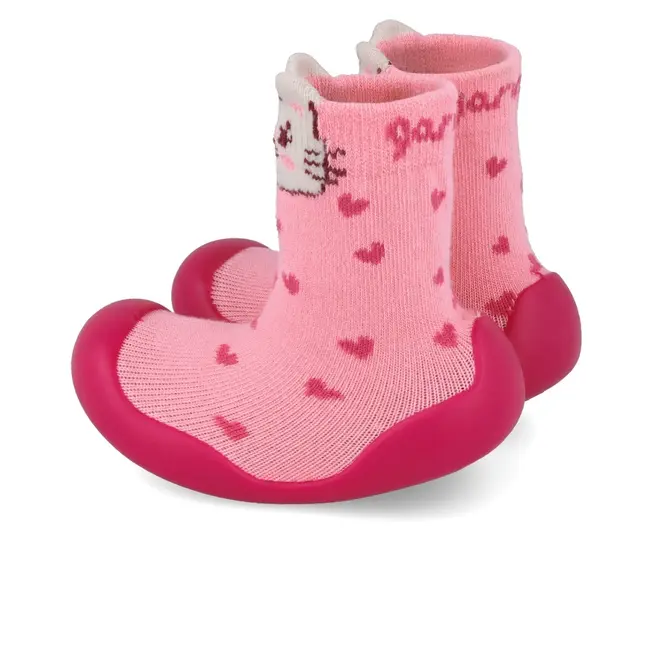 Sosete antiderapante pentru copii 251321-A, pisicuta (Marime: 19 (11,6-12,1 cm)) JEM251321-A-19