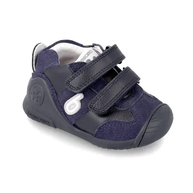 Adidasi Primii Pasi pentru Copii Biomecanics 221002-A, bleumarine (Marime: 20 (12,2-12,7 cm)) JEM221002-A-20