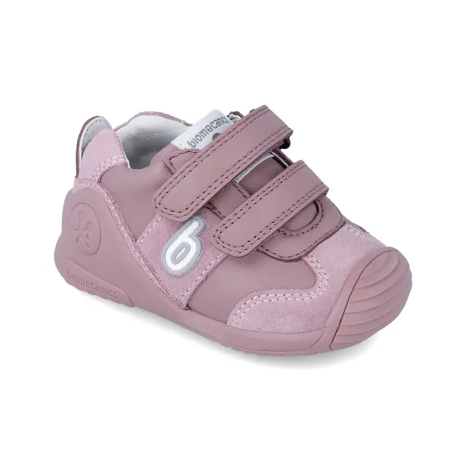 Adidasi Primii Pasi pentru Copii Biomecanics 221002-B, roz (Marime: 19 (11,6-12,1 cm)) JEM221002-B-19