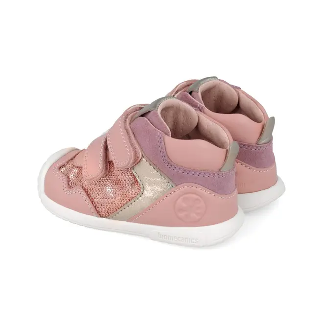 Adidasi Primii Pasi pentru Copii Biomecanics 251108-B, roz (Marime: 18 (10,8-11,5 cm)) JEM251108-B-18