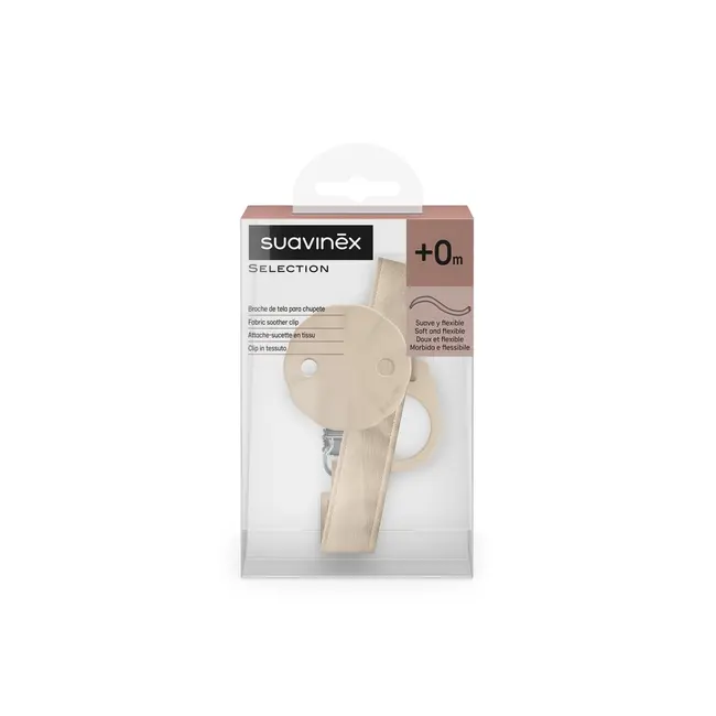 Lănțișor suzetă, bej, Wonderland, Suavinex JEM8426420900737