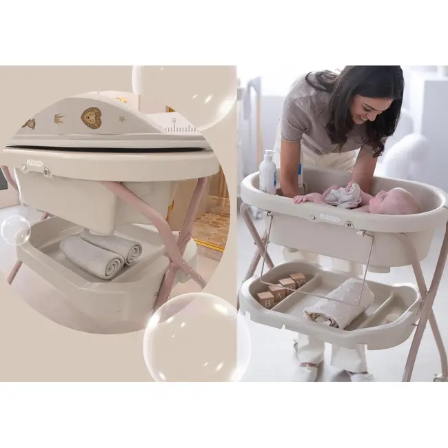 Neno Breza - Cadita 2 in 1 cu salteluta de schimb JEMNEN-BAB-ME017