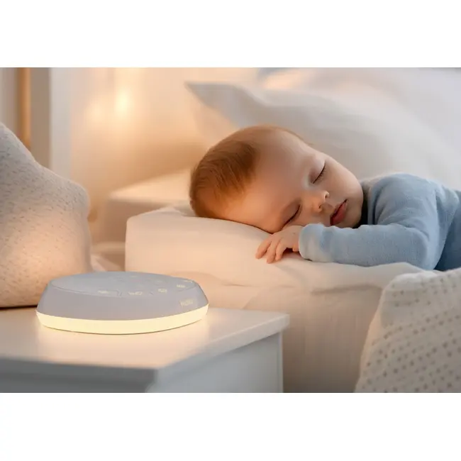 Neno Lumia &ndash; Lampă de veghe pentru bebeluși cu lumini, sunete și pulsometru JEMNEN-MAM-LM003