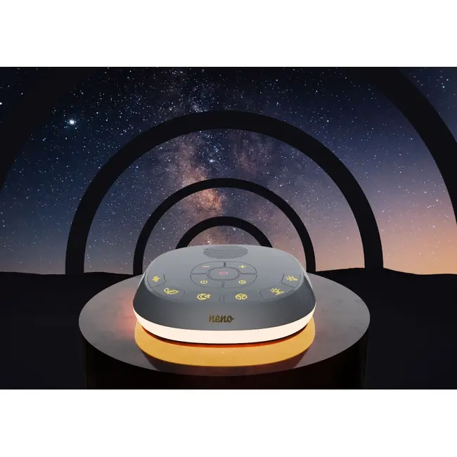 Neno Lumia &ndash; Lampă de veghe pentru bebeluși cu lumini, sunete și pulsometru JEMNEN-MAM-LM003