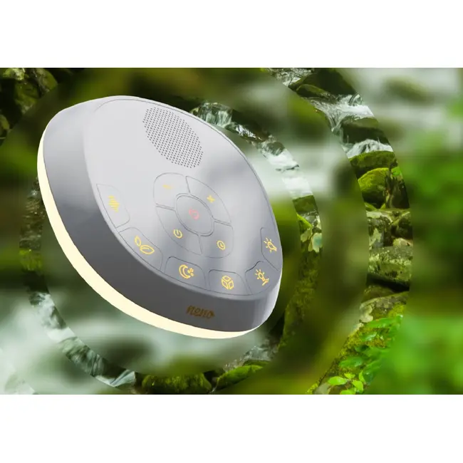 Neno Lumia &ndash; Lampă de veghe pentru bebeluși cu lumini, sunete și pulsometru JEMNEN-MAM-LM003