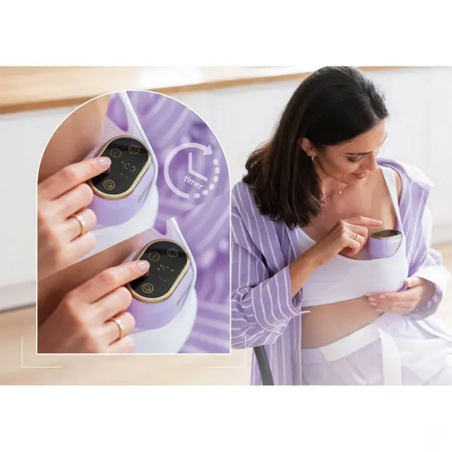 Neno Sole Twin &ndash; pompă de s&acirc;n dublă electrică, fără fir JEMNEN-MAM-LK019