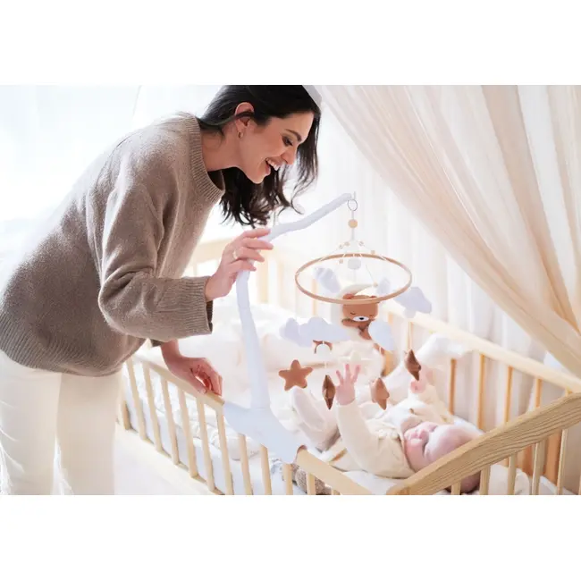 Neno Tedi &ndash; Carusel pentru pătuț cu suport de prindere JEMNEN-BAB-ZB002