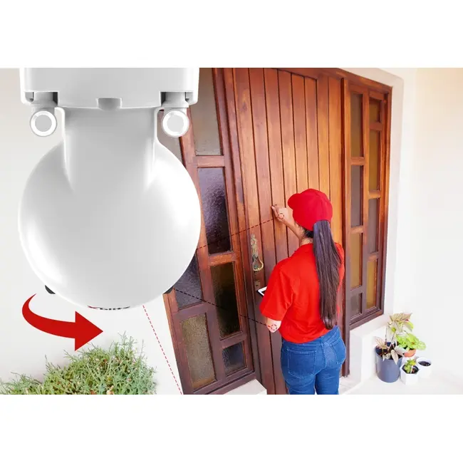 Neno Xblitz Armor 400 - Cameră de supraveghere pentru exterior AI Tracking, Night Vision JEMXBL-HOM-DV009