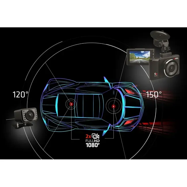 Neno Xblitz S10 Duo - Camera auto Time-lapse JEMXBL-CAR-DR050